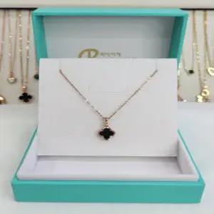 [파이치치]14K/18K 오닉스클로버 펜던트 참 목걸이 GGS125-6112-P-(체인제외)