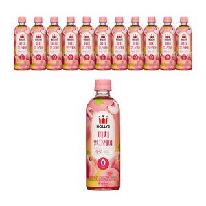 할리스 피치 얼그레이 제로, 500ml, 6입, 2개