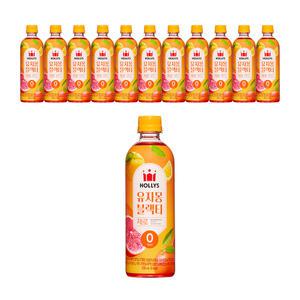 할리스 유자몽 블랙티 제로, 500ml, 6입, 2개
