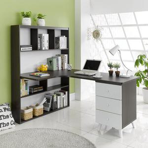 리젠우드H 메이샤 서랍책장 L자형 책상 세트 (착불)