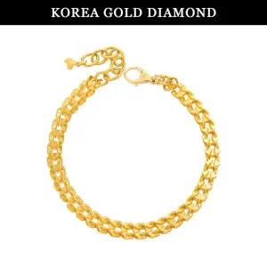 [한국금다이아몬드] 순금 팔찌 24K 여자 금팔찌 벌집 체인 7.5g