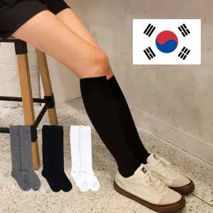 국산 여성 학생 고급 데일리 니삭스 반스타킹 반양말 반타이즈 롱기장 보온 무릎양말 부츠(3컬레)