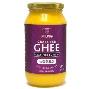 뉴질랜드 밀키오 목초사육 기버터 Ghee 454g 500mL
