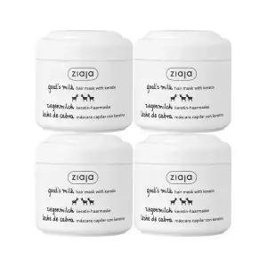 지아자 산양유 케라틴 헤어 마스크팩 200ml 4개