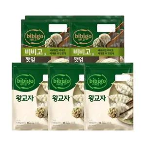 [CJ제일제당][T]비비고 왕교자 1.05kg x3봉 + 깻잎고기만두 400g x4봉