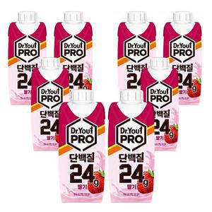 무료배송 오리온 닥터유프로 단백질드링크 딸기맛 250ml 24개