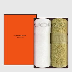 [송월타월]샤보렌 식스 수건 2매 선물세트 답례품