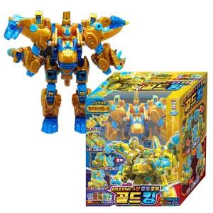 고고다이노 4단 합체 로봇 골드킹 고고버스터