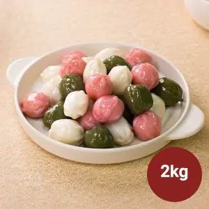 [아리울떡공방] 굳지않는 모듬 꿀떡 2kg (1kg2팩)