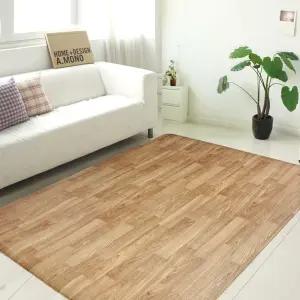 수지씨앤엘 양면 PVC 메이플 놀이방매트 140x170cm 층간소음방지 거실바닥 반려견