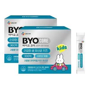 CJ 바이오코어 건강한 생 유산균 키즈 300억 보장 부자유산균 60포, 2개