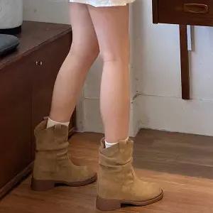 카밀라 셔링 미들부츠(3.5cm)