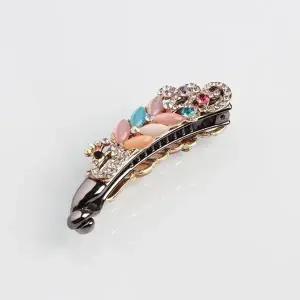 헤어 바나나핀 플로워 실핀 집게핀 큐빅핀 올림머리-W38B642