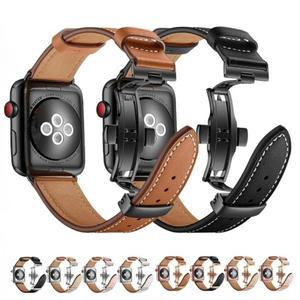 애플 워치 울트라 3/2 49mm 11 10 9 8 7 6 5 SE3용 천연 가죽 스트랩 팔찌 밴드 iWatch 벨트