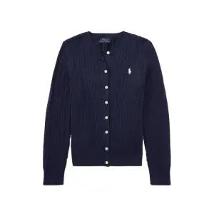 폴로 랄프로렌 케이블 니트 걸즈 가디건 네이비