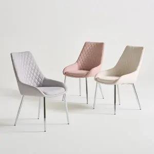 [우아미]레슬 고급 카페 인테리어 실버 의자 (택1)