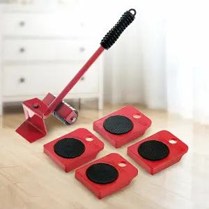 잔솔 만능 지렛대 무거운 가구 옮기기 냉장고 이동 바퀴 도구 용품 이사 품 운반