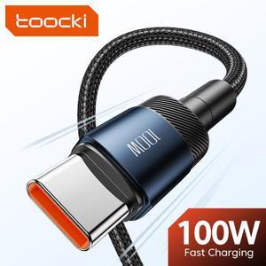 Toocki 60W/100W 유형 C-USB C 케이블 PD 3.0 빠른 충전 고속 충전 유형 C-유형 C Huawei Xiaomi 삼성 노트