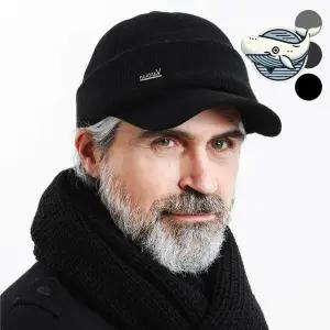 [셀러에이드]따뜻한 니트모자 겨울 방한볼캡 중장년 남성용