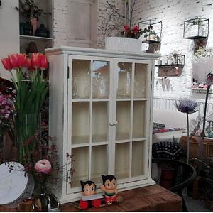 장식장 원목 엔틱장식장 그릇장 유리진열장