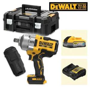 디월트 DCF964H1T 20Vmax 5.0Ah 1팩 XR BL 하이토크 충전임팩트렌치 19mm(3/4인치) 파워스텍, 티스텍