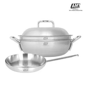 인기 316Ti 냄비팬 풀세트 (샤프 316Ti 파티웍(28cm) + 프로 316Ti 플랫팬(28