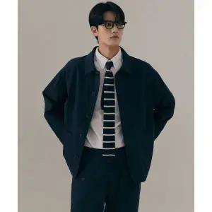 [국내매장정품] 스파오 SPAO [스파오 x OURSELVES] 콤피 워크 자켓 재킷(NAVY)_SPJKF4TU01 SPJKF4TU01 1340