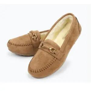 [라일리] Rly 스웨이드 여성 털단화 인조퍼 겨울 방한화 보온