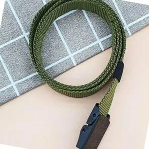 캐주얼 카키 벨트 학생용 데님 구멍 없는 스타일벨트