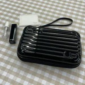 여행용 미니 하드캐리어 파우치 가방 블랙