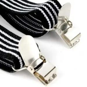 서스펜더 베이직 스트라이프 멜빵 팬츠 올데이 끈 단