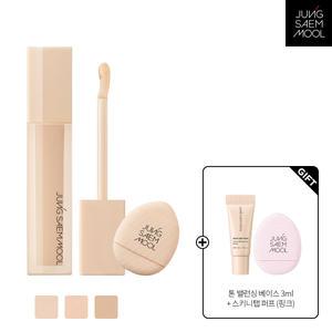 정샘물 스킨 누더 컨실러(+톤밸런싱베이스3ml + 스키니탭퍼프#핑크)