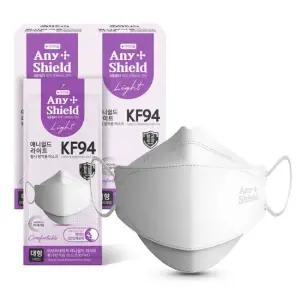 애니쉴드 써멀라이트 황사방역용마스크 KF94 대형 60개입