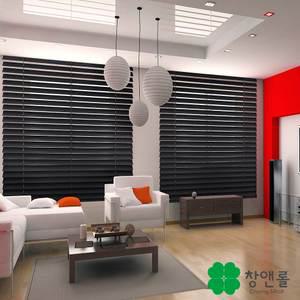 창앤롤 우드블라인드 판매1위 원목 거실 브라인드 커튼 창문 안방