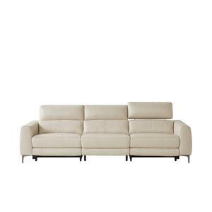 까사미아 뉴로건 4인 리클라이너_라이트그레이