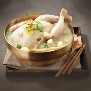 [CJ단독 ]올반 유황먹인 냉장닭 영양삼계탕 900g 8팩