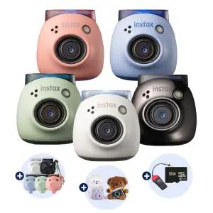 [한국후지필름정품]인스탁스 PAL+케이스+키링+선물(32G메모리+SD리더기)/귀여운 소형 카메라/어린이 키즈