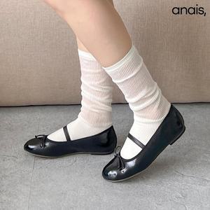 [아나이스] 리본 밴딩 스트랩 플랫 1cm_24FW223 [무료배송]