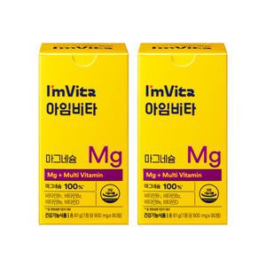 아임비타 마그네슘, 900mg, 90개입, 2개(총 6개월분)