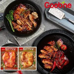 [굽네] 통닭다리순살 갈비천왕 8팩+볼케이노 8팩 (총 16팩)