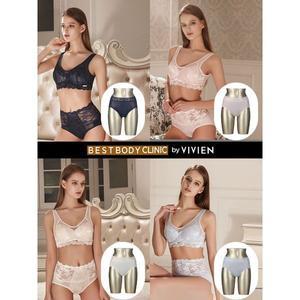 [비비안 BBC]BBC 레이스 브라렛 노와이어 여성 속옷 세트 12종_P089620970