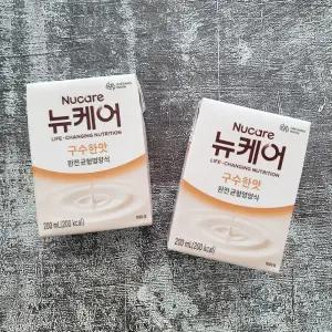 대상웰라이프 뉴케어 구수한맛 빨대형 200mL X 60팩(안전포장)환자영양식 식사대용 영양식