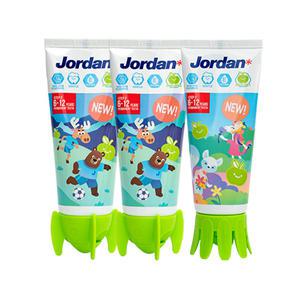 조르단 어린이 치약 뉴스텝2 청사과향, 90g, 3개