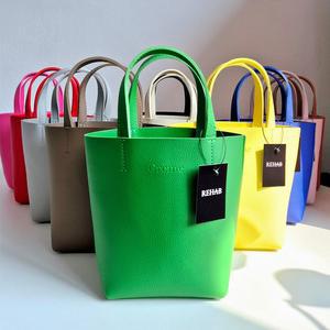 리햅 노아르 미니 토트백 - 11컬러 가벼운 데일리 비건 레더백