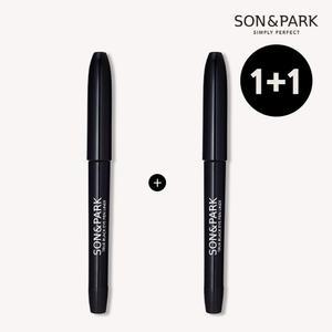 [1+.1] 손앤박 롱래스팅 파워프루프트루 펜 아이라이너 블랙 2개