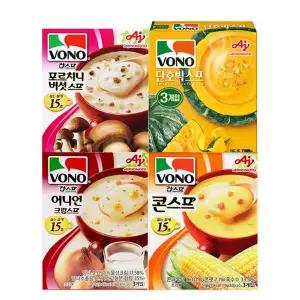 [NS홈쇼핑]보노 스프 3P x 4종세트 (콘스프+버섯+어니언+단호박)[35180697]