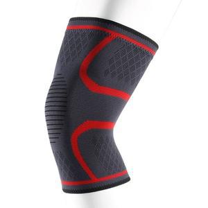 무릎보호대 압박 보호대 관절보호 운동 등산(레드) (WFHWH3O)