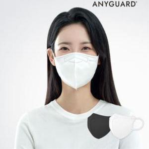 [애니가드] 셋업 KF-AD 화이트 /블랙 대형 새부리형 비말 마스크 100매