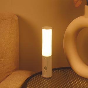 무선 붙이는 무타공 LED 스틱 바 조명 자석 부착 충전식 장식장 센서등 간접등