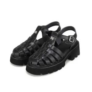 [롯데백화점]BARBARA 여성 피셔맨스타일 청키 샌들 BBI442-BK